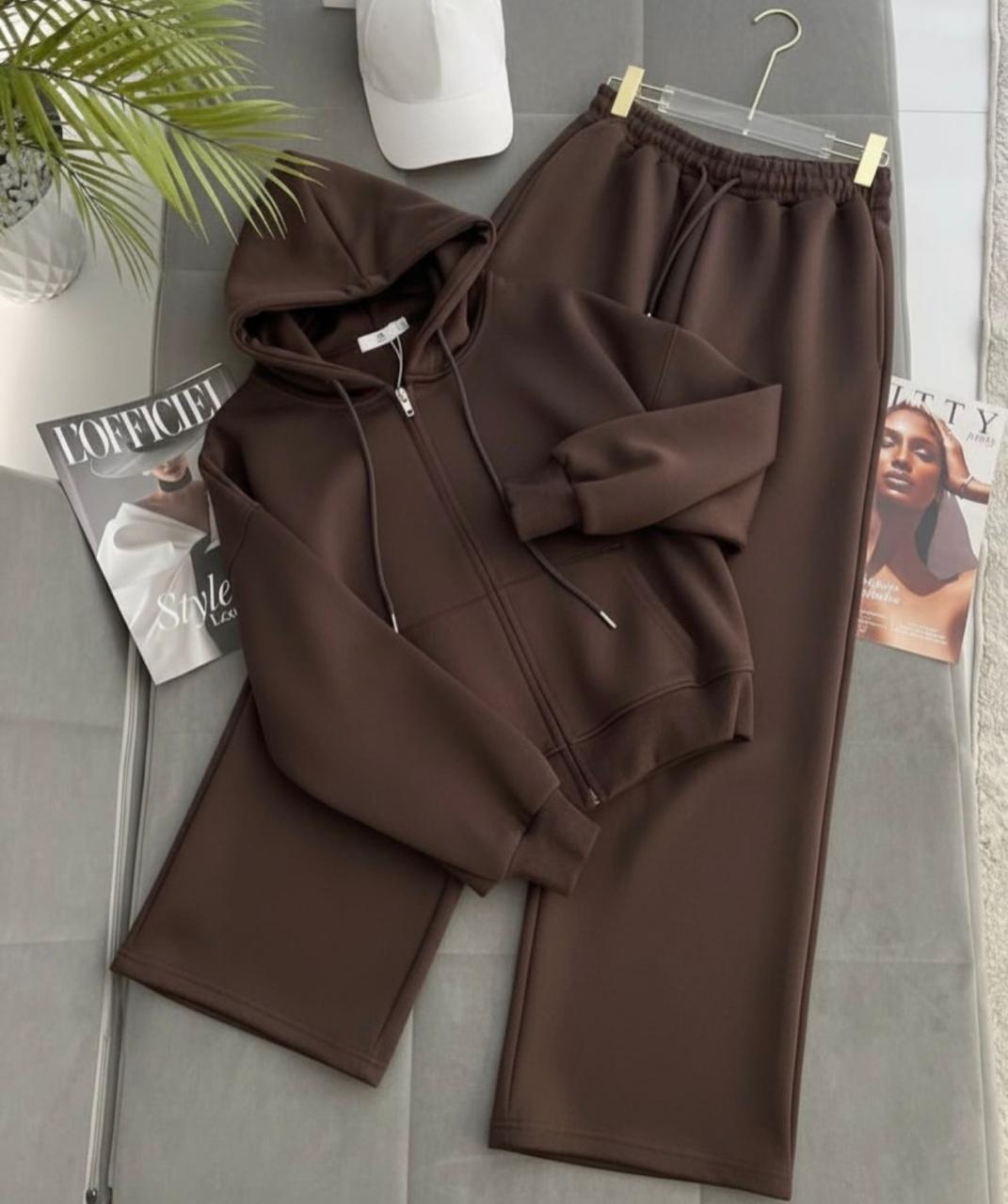 Ensemble Femme Casual Hoodie & Pantalon Large