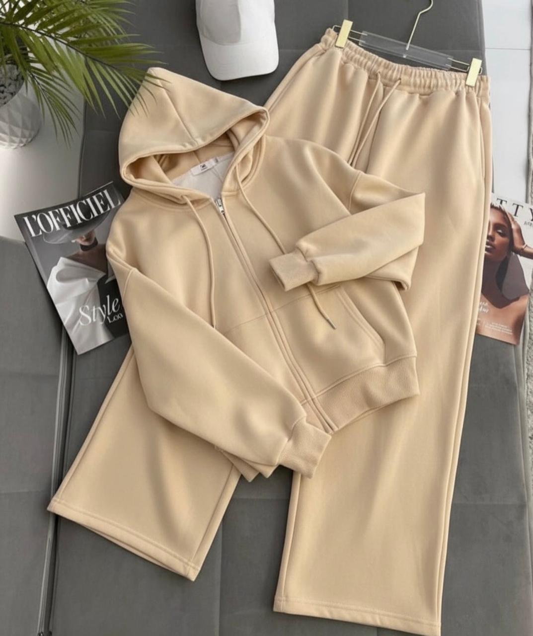 Ensemble Femme Casual Hoodie & Pantalon Large