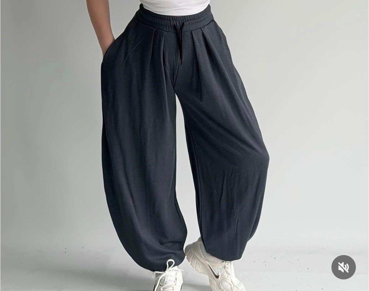 Pack 2 Pantalon Palazzo Femme Taille Haute