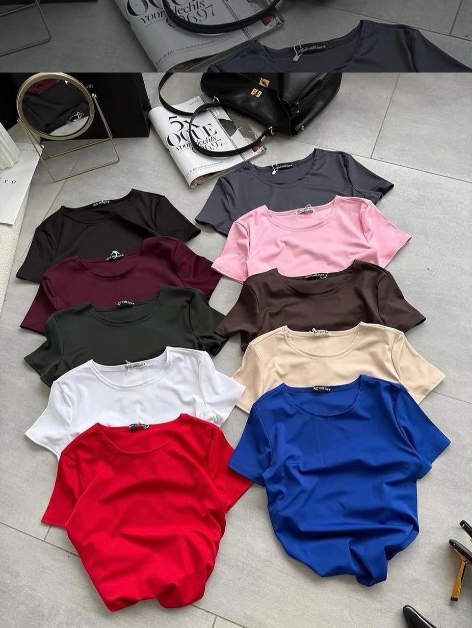 Pack de 5 T-shirts Femme Ajustés – Plusieurs Couleurs