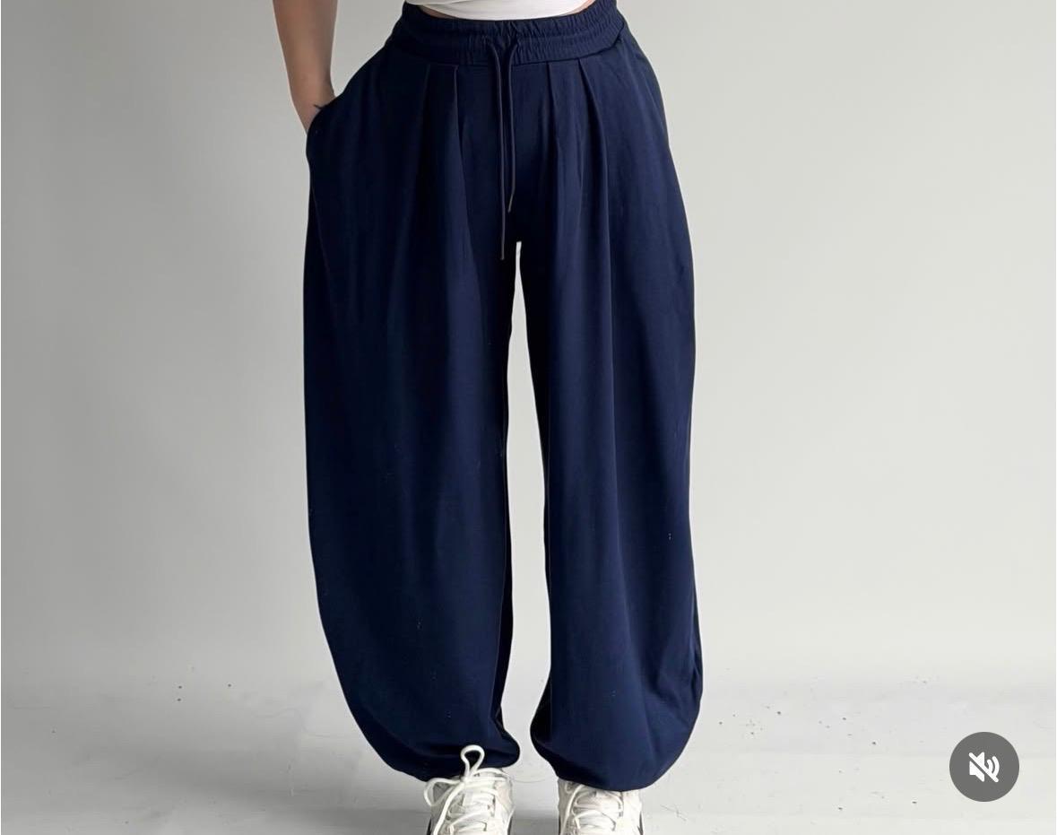 Pack 2 Pantalon Palazzo Femme Taille Haute