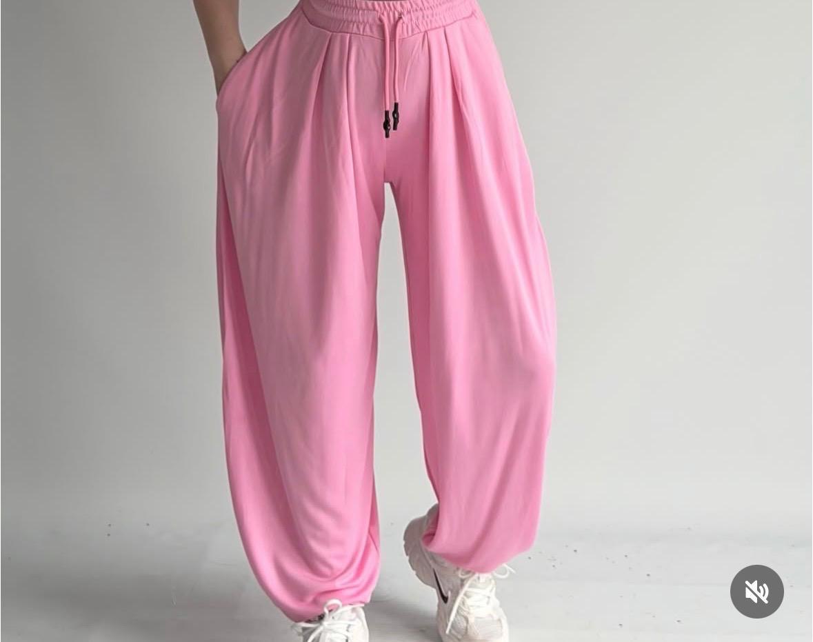 Pack 2 Pantalon Palazzo Femme Taille Haute